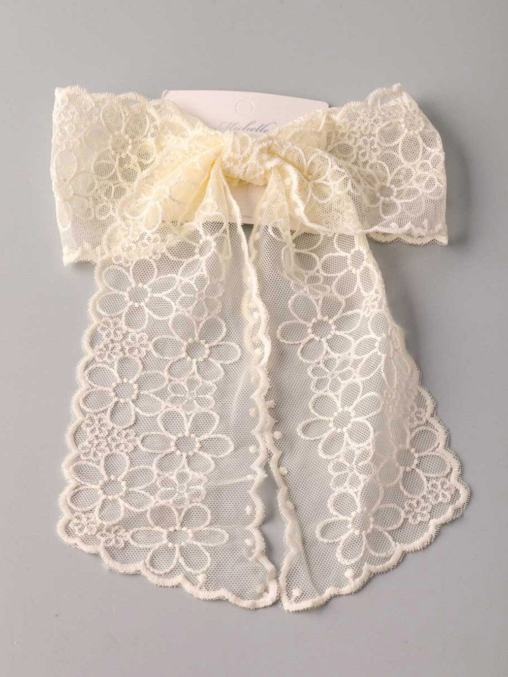 FASHION LACE BOW HAIR CLIPS