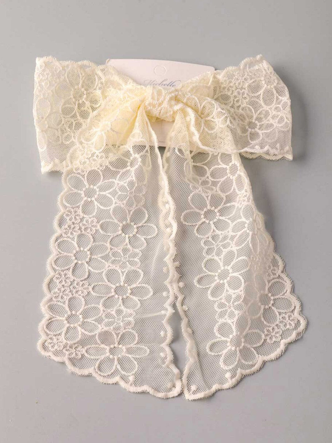 FASHION LACE BOW HAIR CLIPS