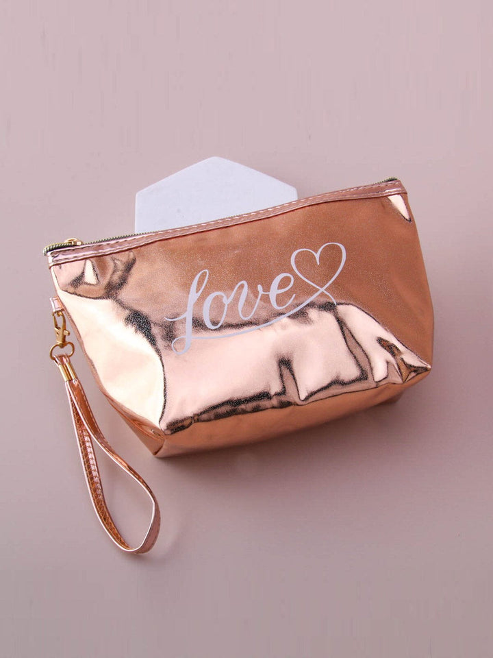 WOMEN'S COSMETIC GRAPHIC LOVE BAG