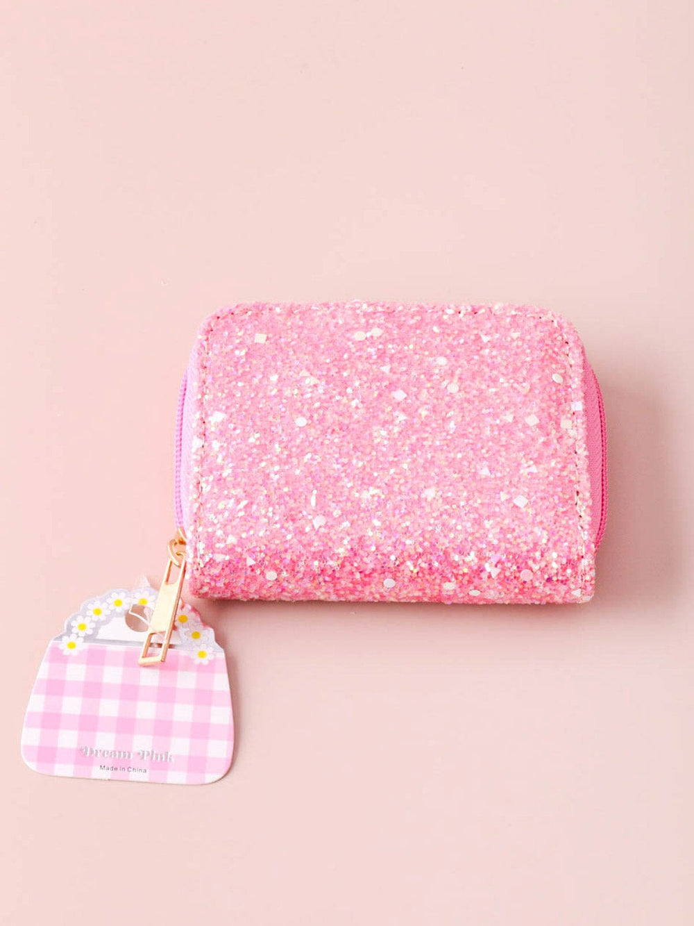 WOMEN'S PINK SHIMMER WALLET