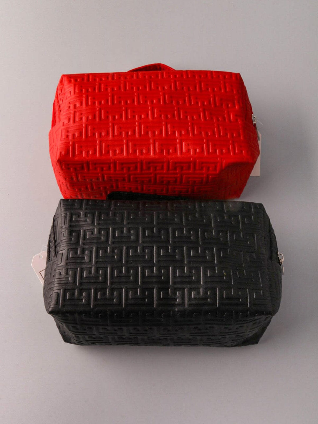 FASHION BLACK & RED COSMETIC BAG