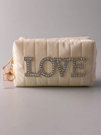 WOMEN'S GRAPHIC LOVE COSMETIC BAG