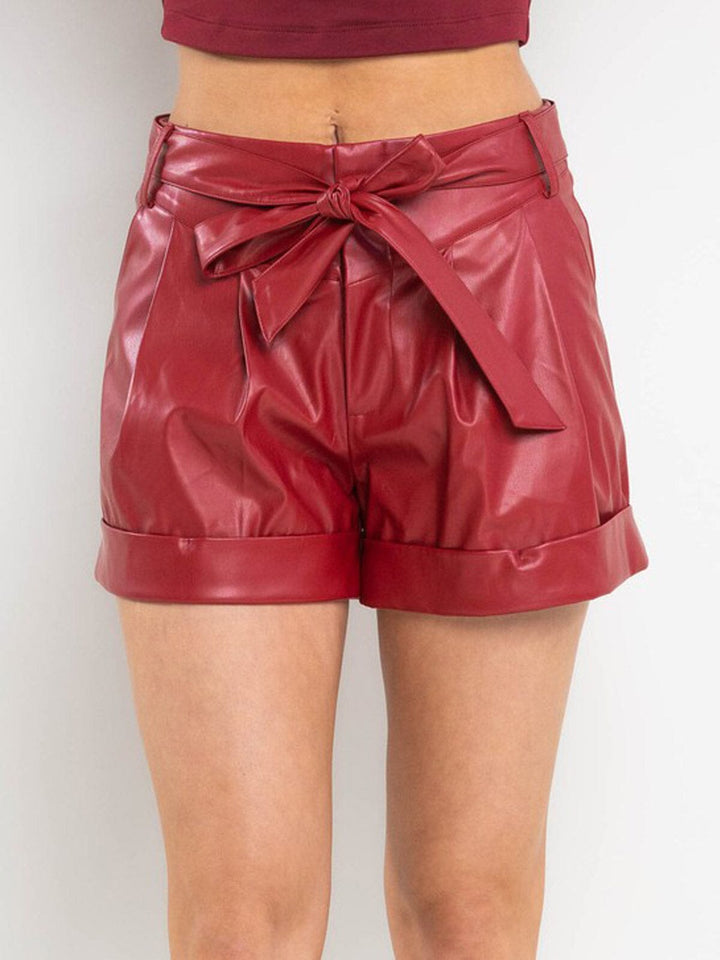 WOMEN'S BUTTON CLOSURE FRONT POCKETS MINI SHORT (Copy)