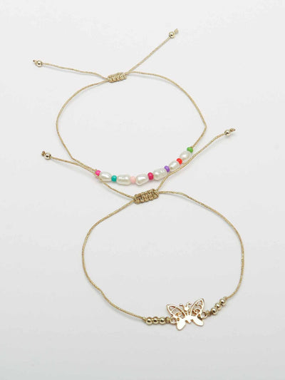 WOMEN'S MULTI BEADS BUTTERFLY BRACELET