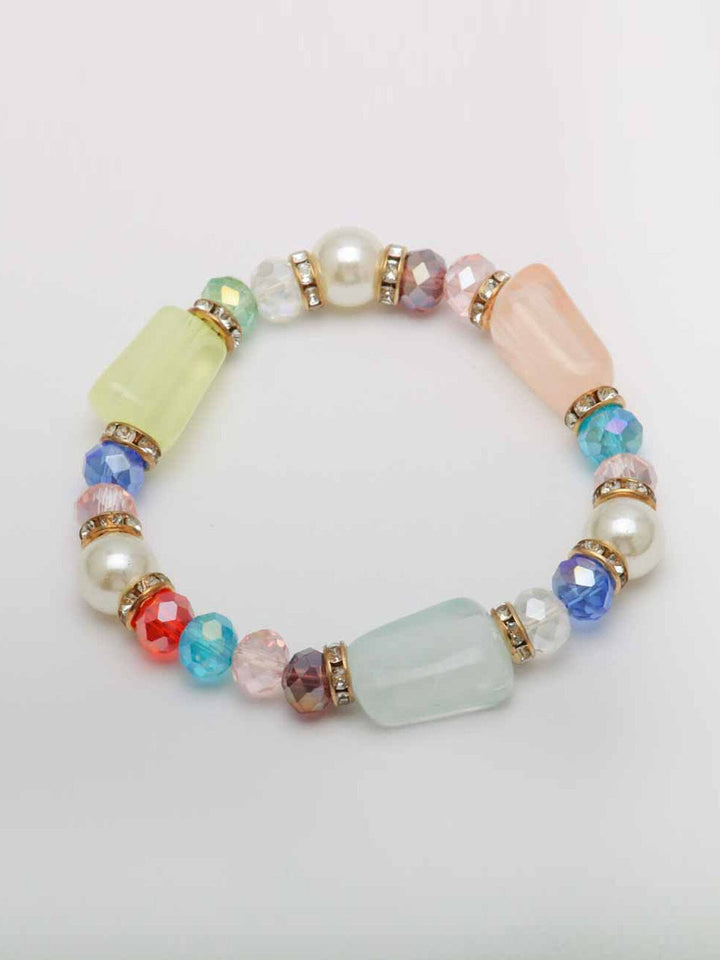 WOMEN'S ASSORTED MULTI COLOR STONES BRACELET
