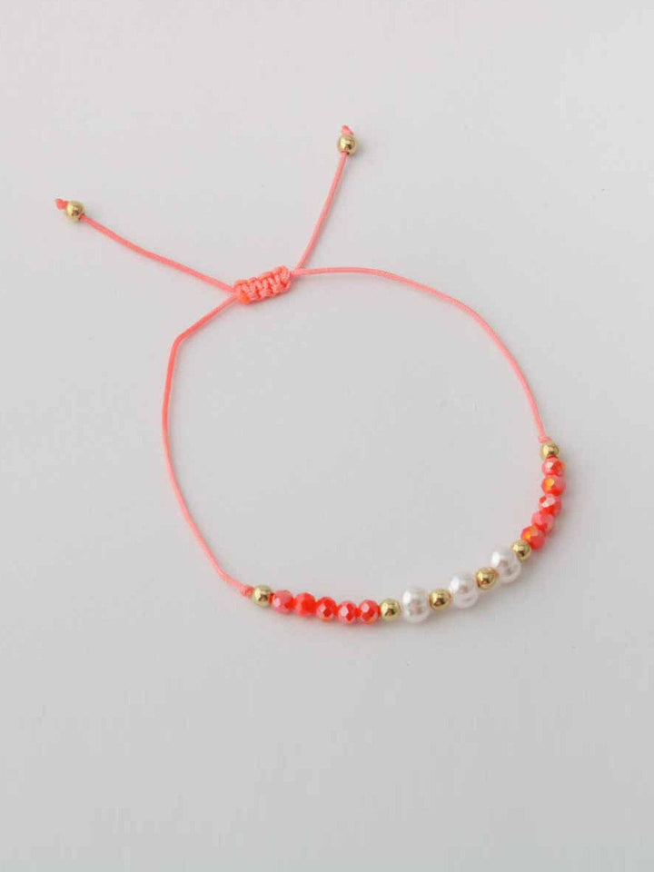 WOMEN'S ASSORTED COLORS PEARL BRACELET