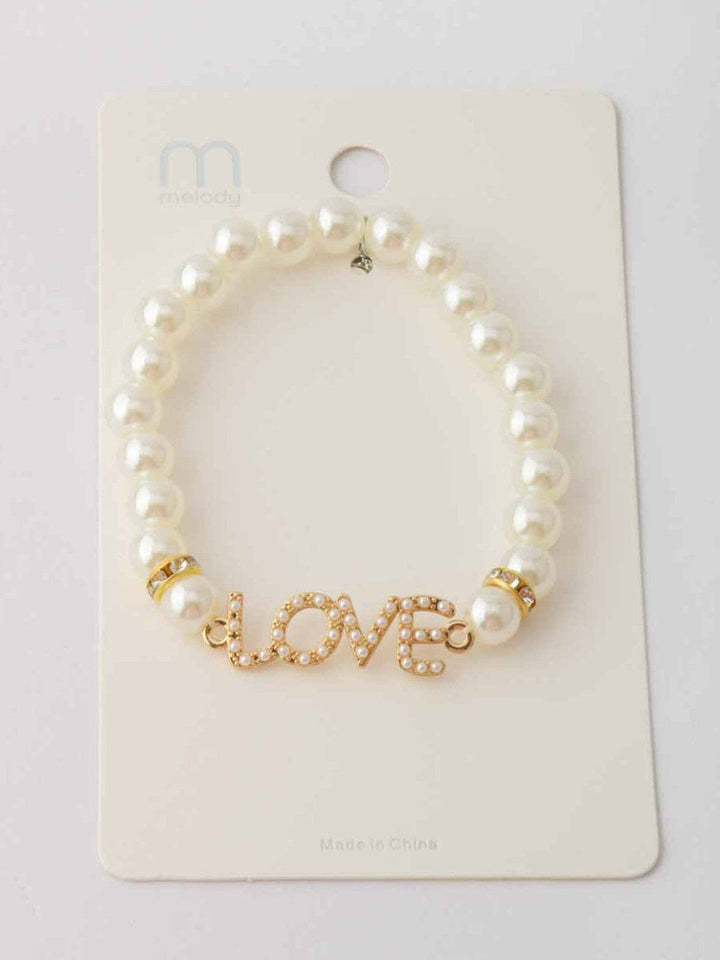 WOMEN'S PEARL LOVE BRACELET