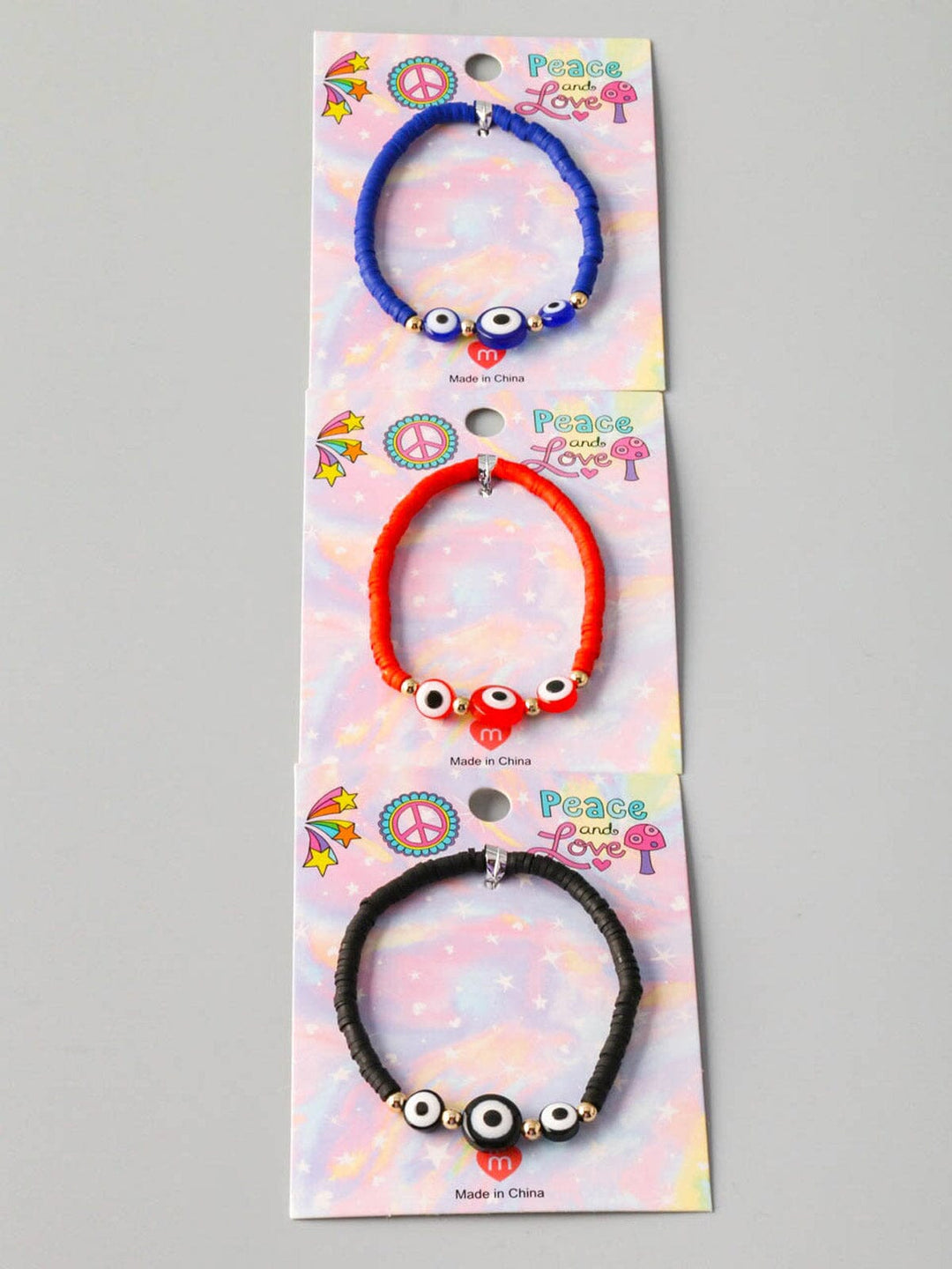 WOMEN'S FASHION ASSORTED COLORS BEADS BRACELET