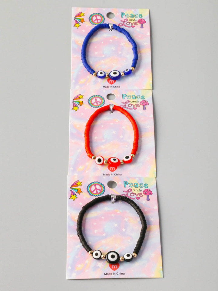 WOMEN'S FASHION ASSORTED COLORS BEADS BRACELET