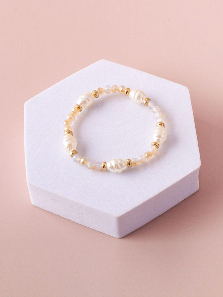 WOMEN'S ASSORTED COLORS BEADS BRACELET