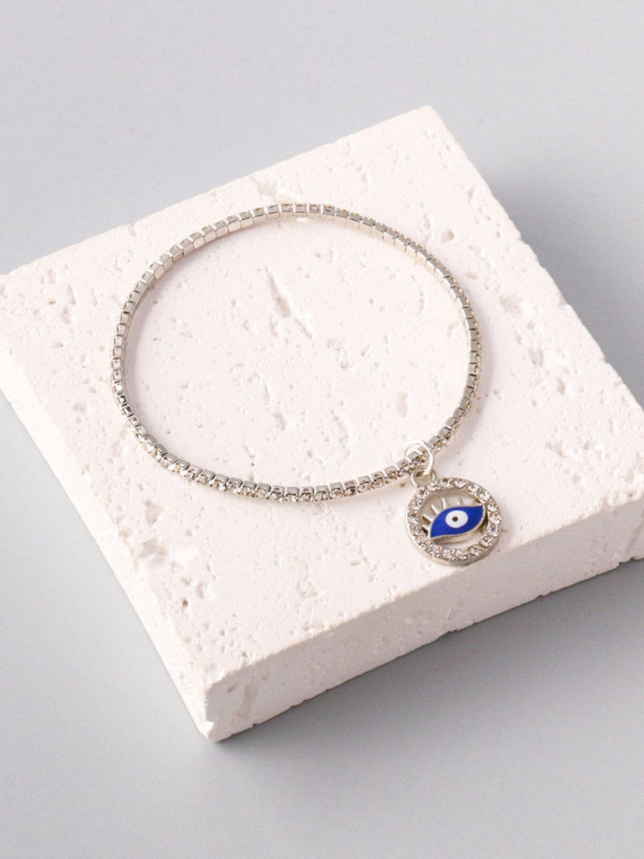 WOMEN'S FASHION GOLD & SILVER EVIL EYE BRACELET