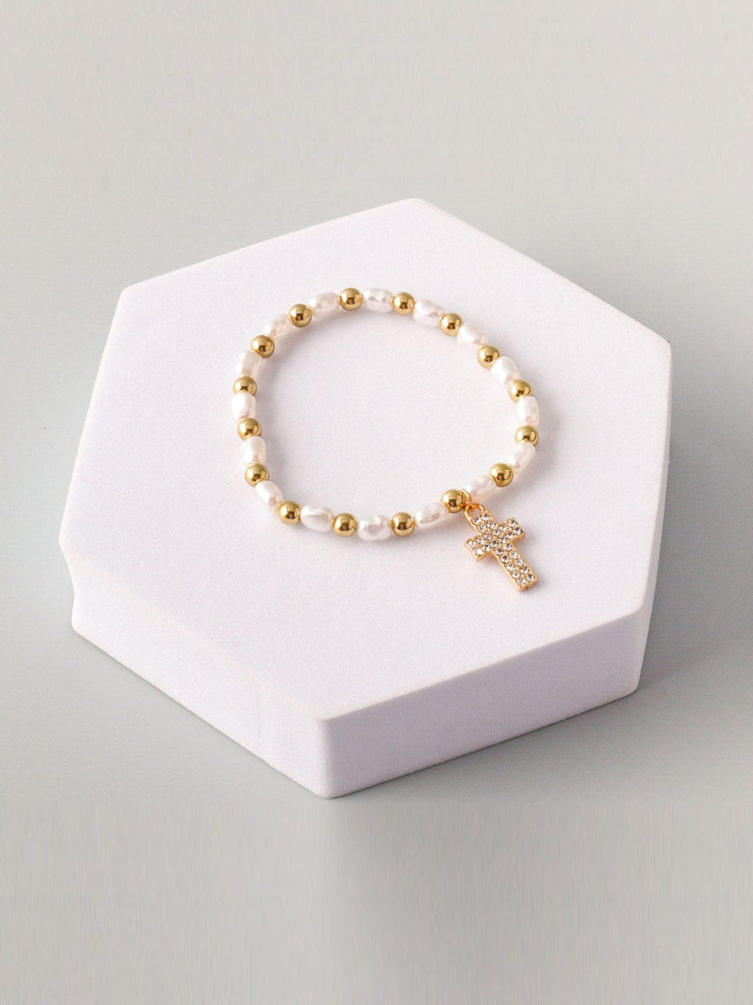WOMEN'S PEARL ASSORTED PENDANTS BRACELET