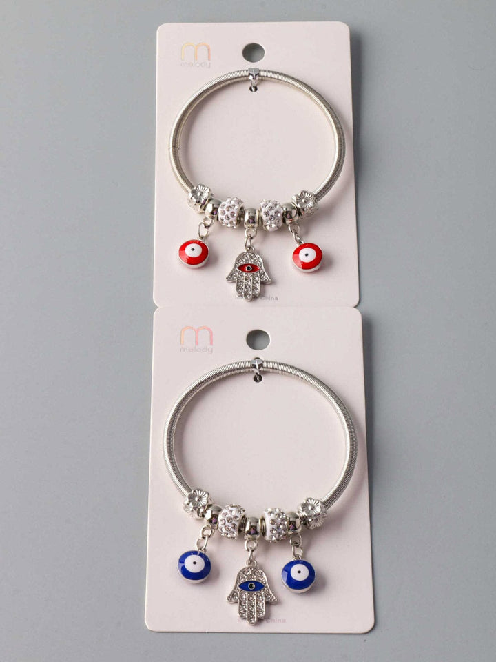 WOMEN'S FASHION SILVER HEMSA BRACELET