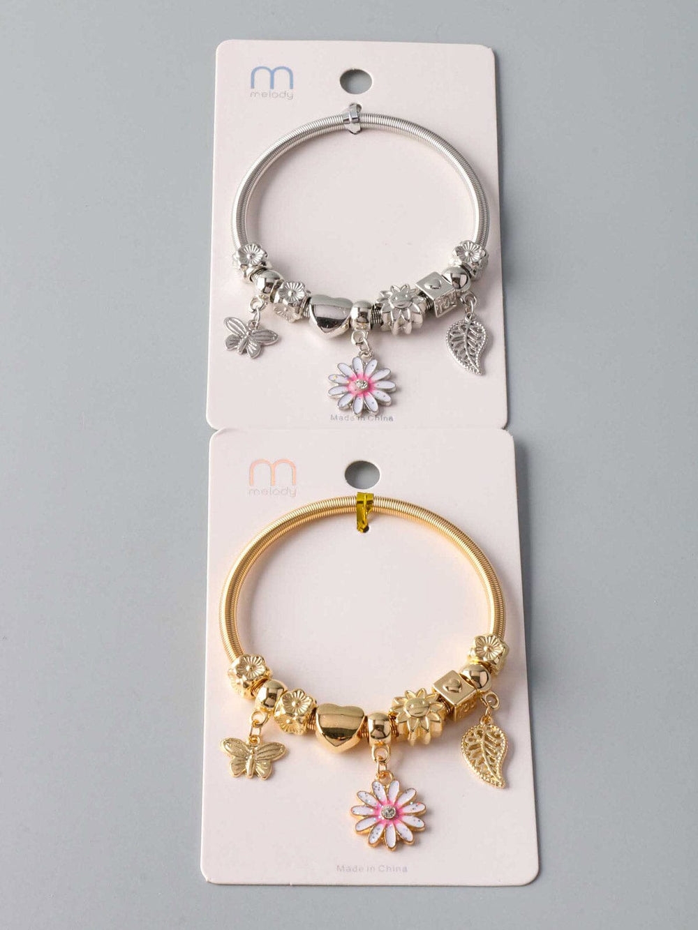 FASHION ASSORTED COLORS MULTI PENDANTS BRACELET