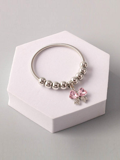 WOMEN'S FASHION GOLD & SILVER BOWS BRACELET