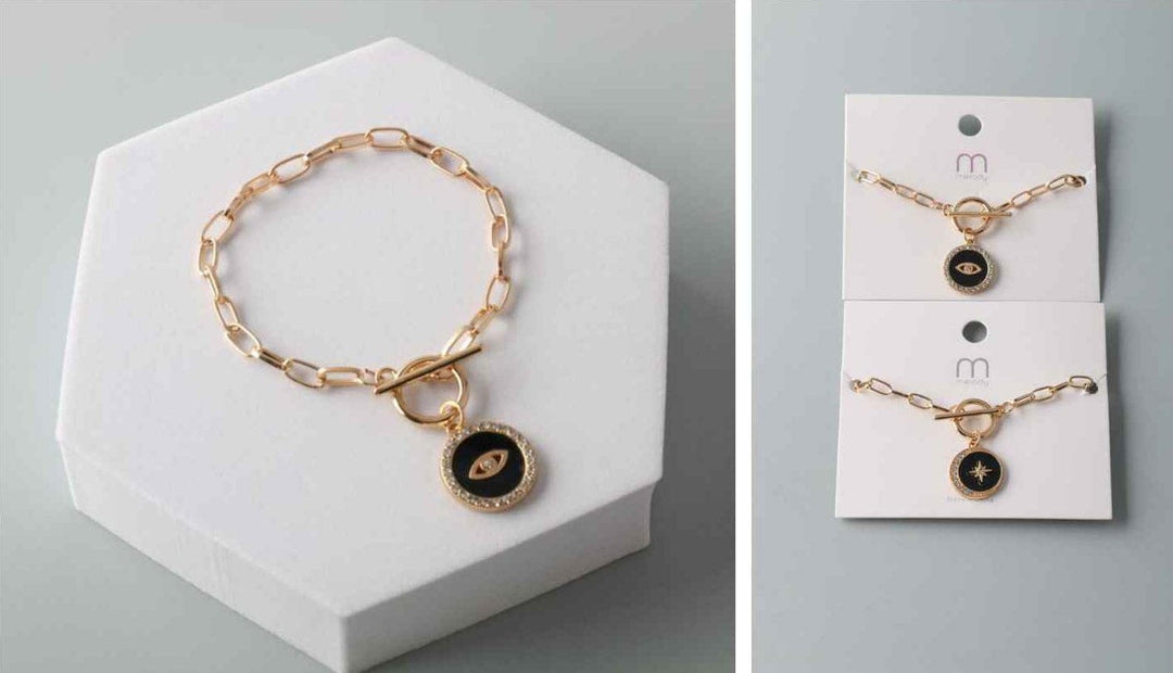 FASHION ASSORTED PENDANT BRACELET