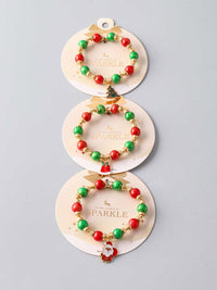 FASHION ASSORTED HOLIDAY PENDANT BRACELET