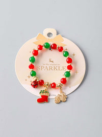 FASHION ASSORTED HOLIDAY PENDANT BRACELET