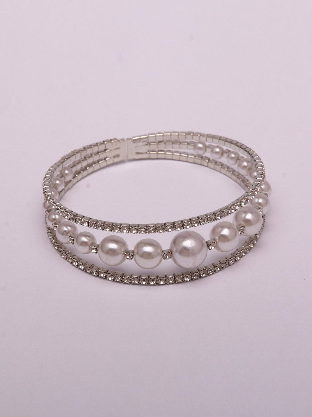 WOMEN'S SILVER STONES BRACELET