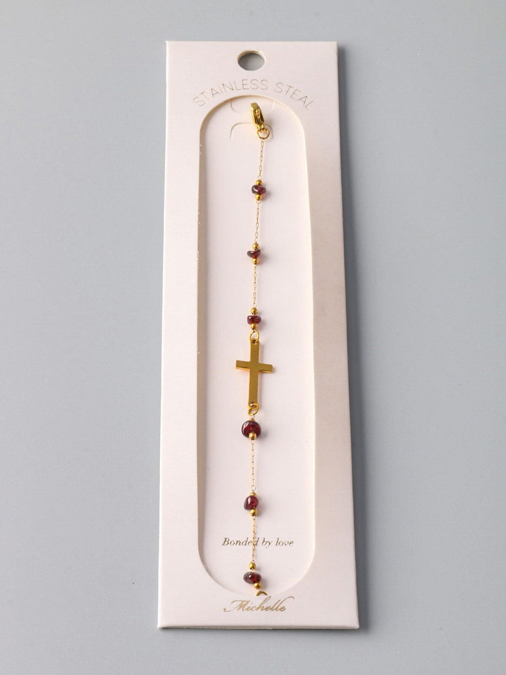 WOMEN'S FASHION GOLD CROSS BRACELET