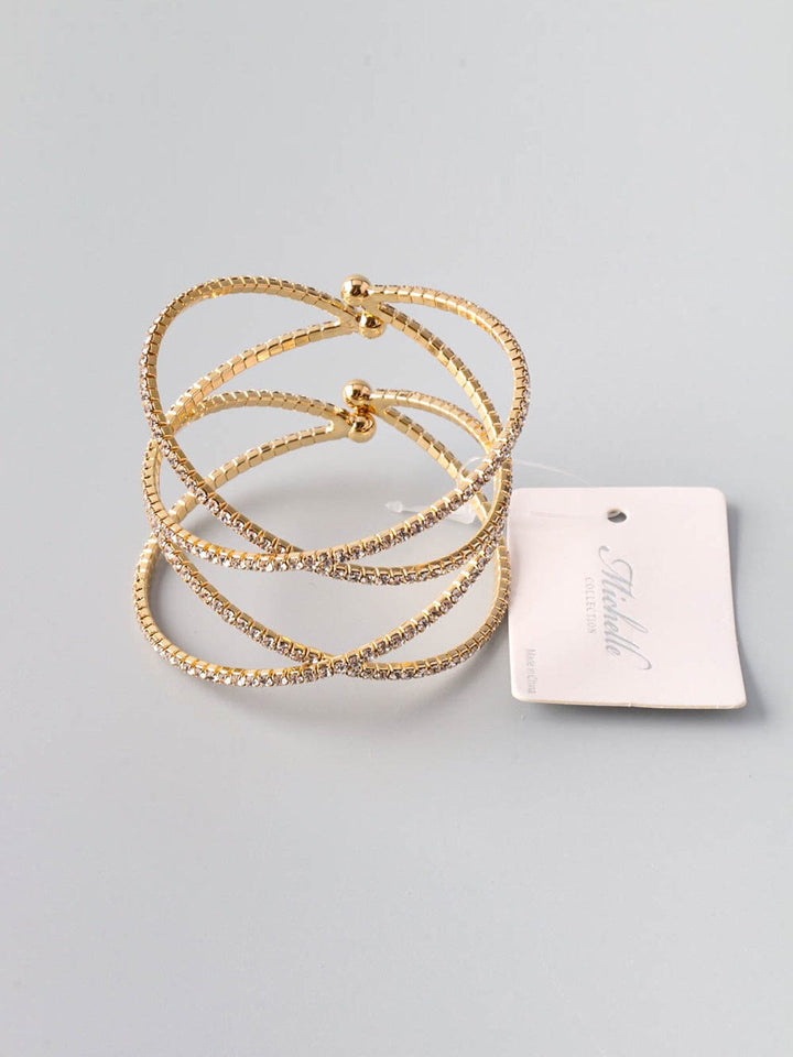 WOMEN'S GOLD STONES BRACELET