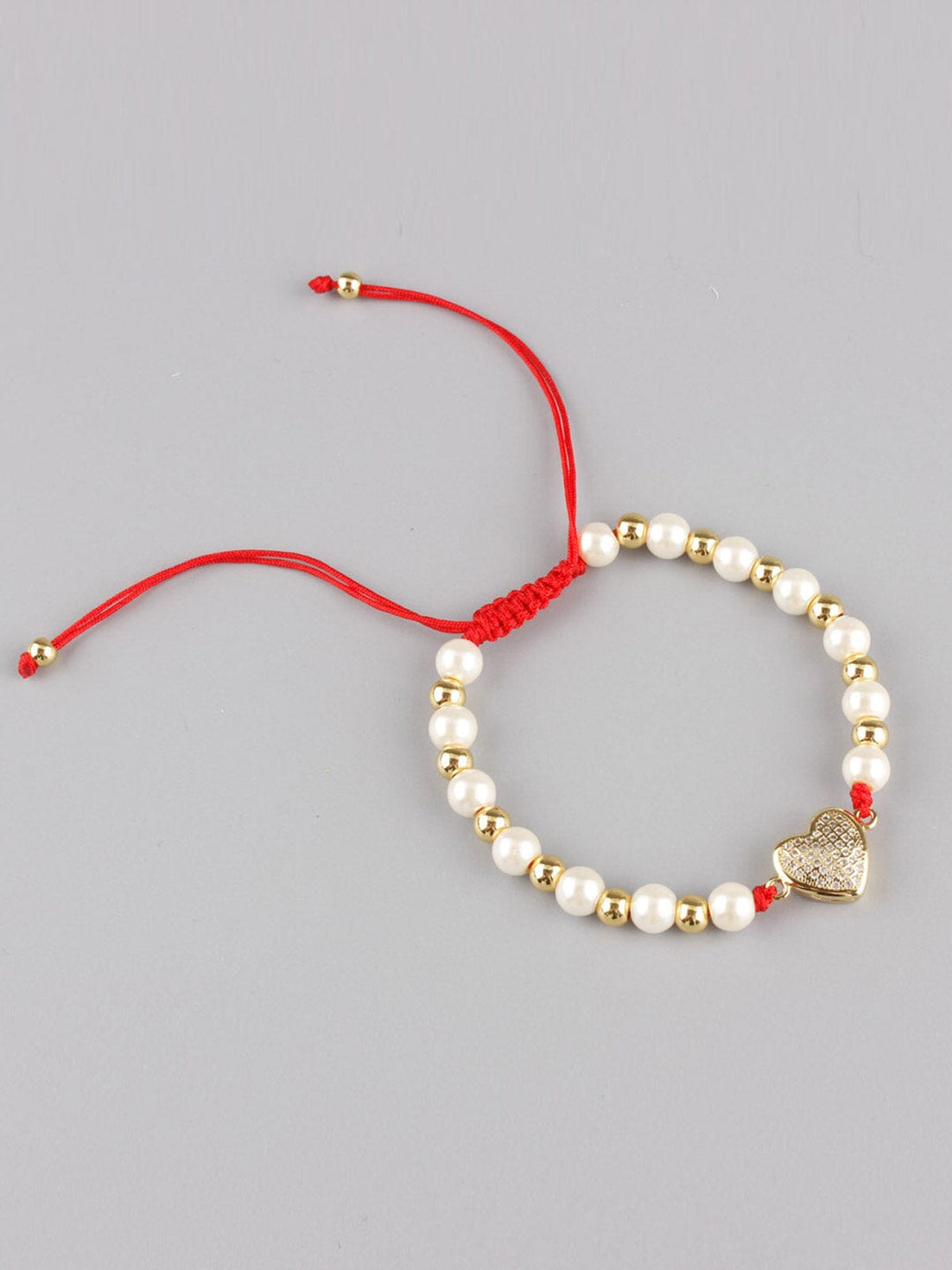 WOMEN'S PEARL HEART BRACELET