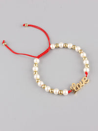 WOMEN'S PEARL LOVE BRACELET