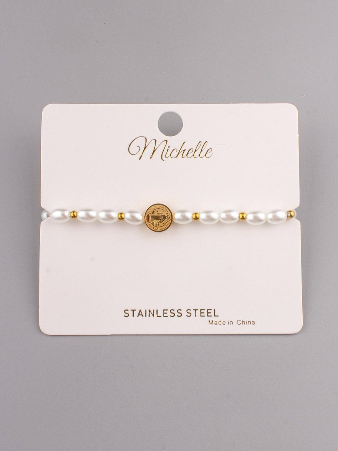 WOMEN'S WHITE PEARL BRACELET