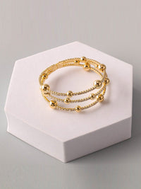FASHION PEARL GOLD BRACELET