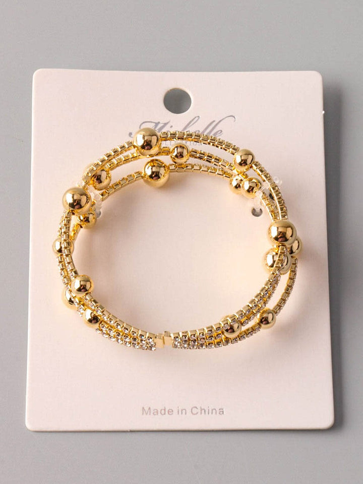 FASHION PEARL GOLD BRACELET
