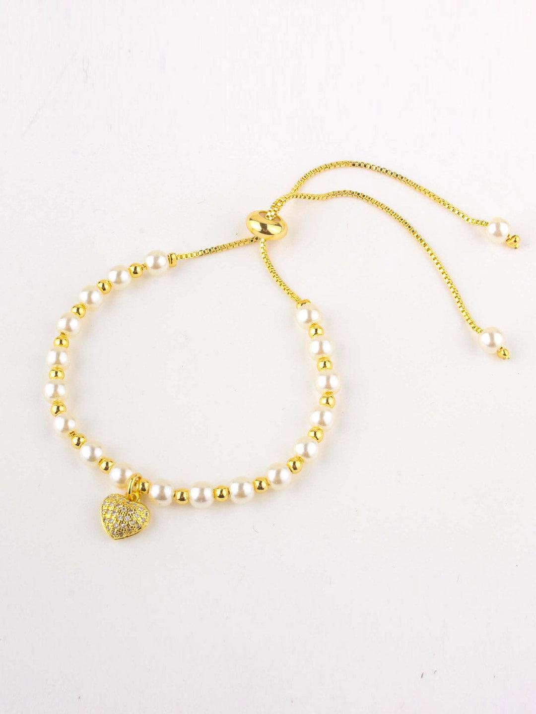 FASHION STAINLESS STEEL PEARL BRACELET