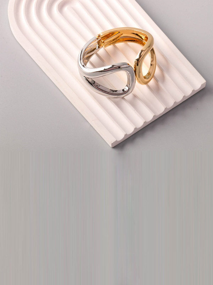 FASHION COLORBLOCK CUFF BRACELET