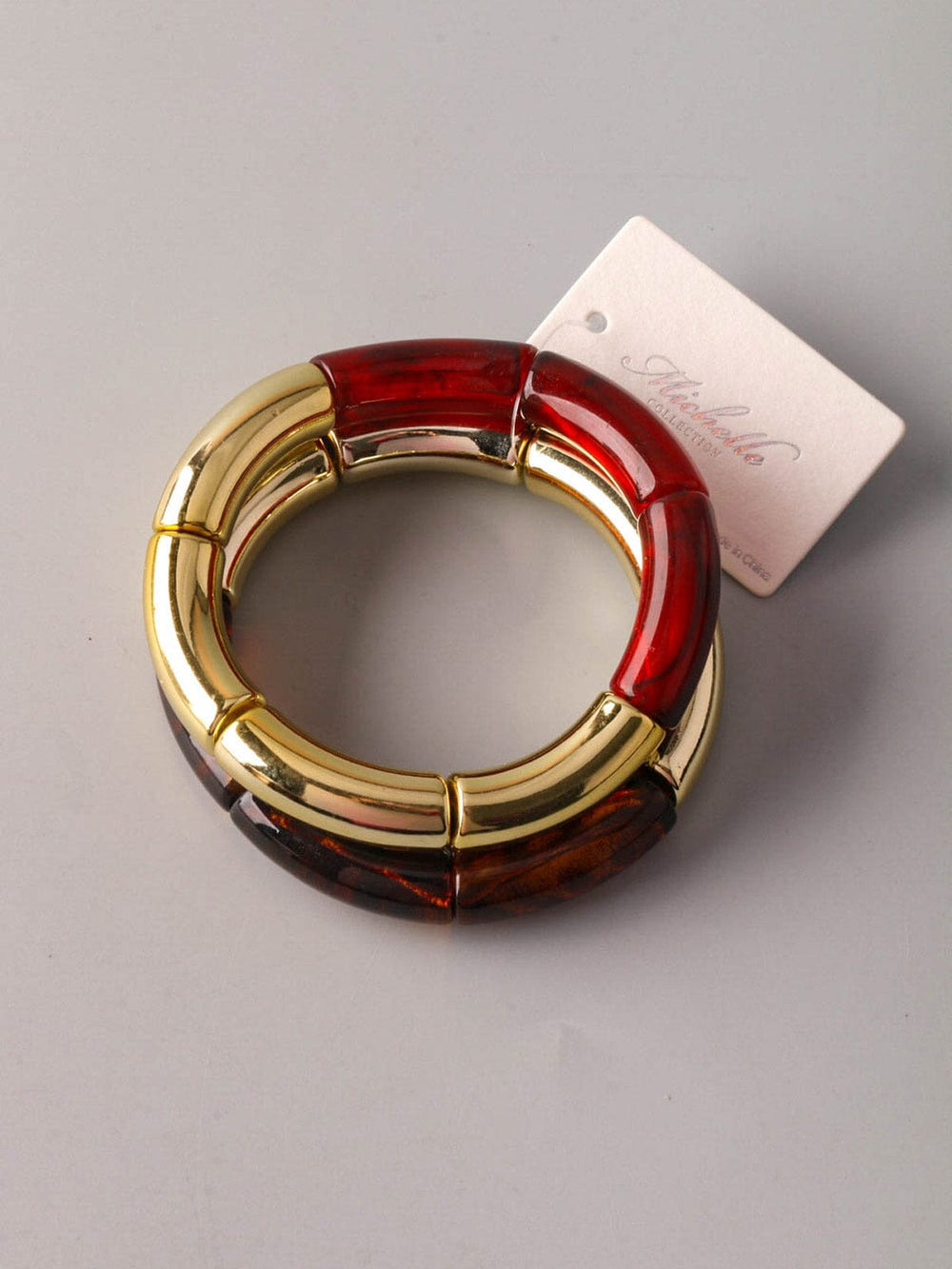 FASHION COLORBLOCK CUFF BRACELET