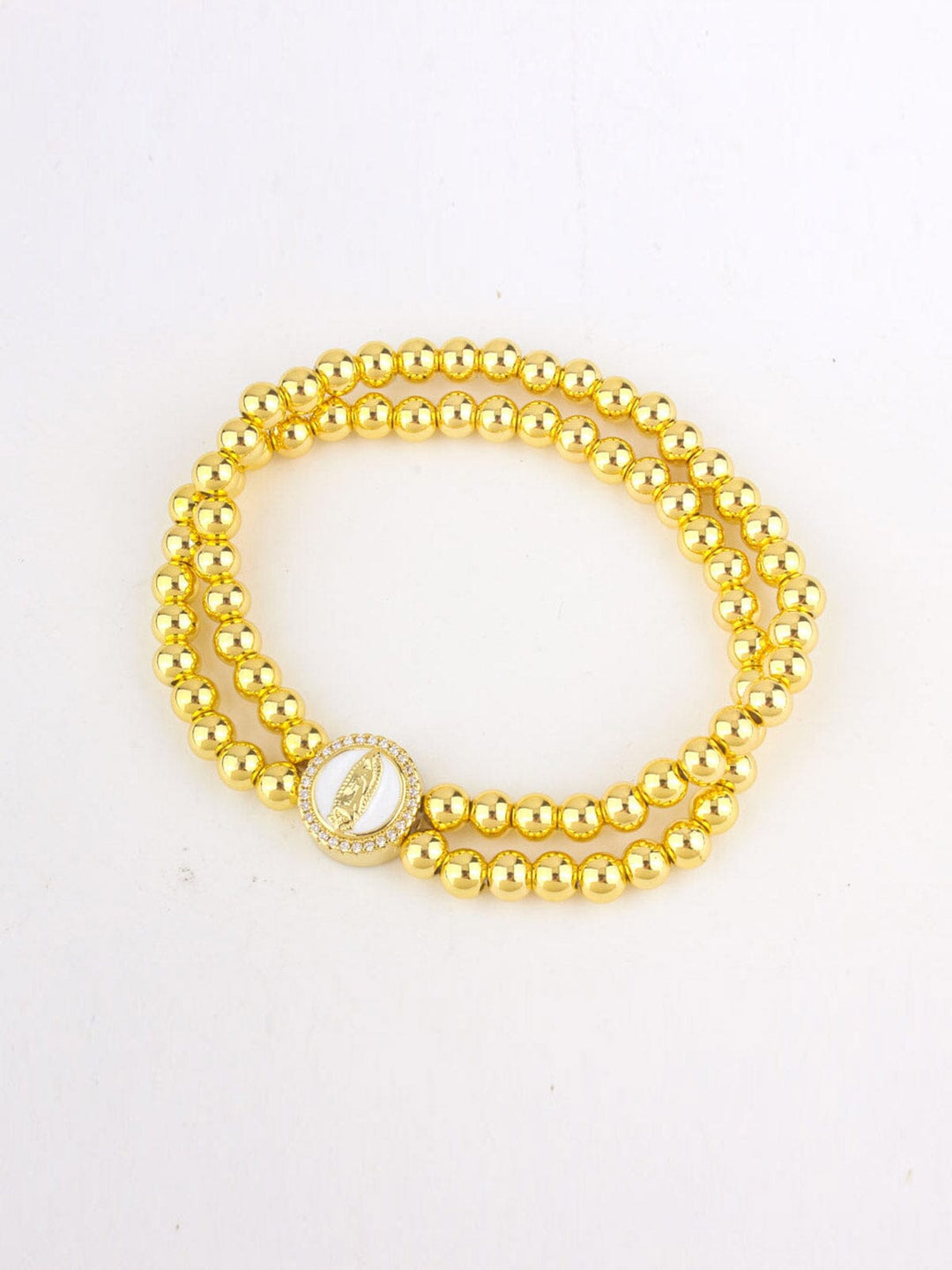 FASHION STAINLESS STEEL PEARL BRACELET