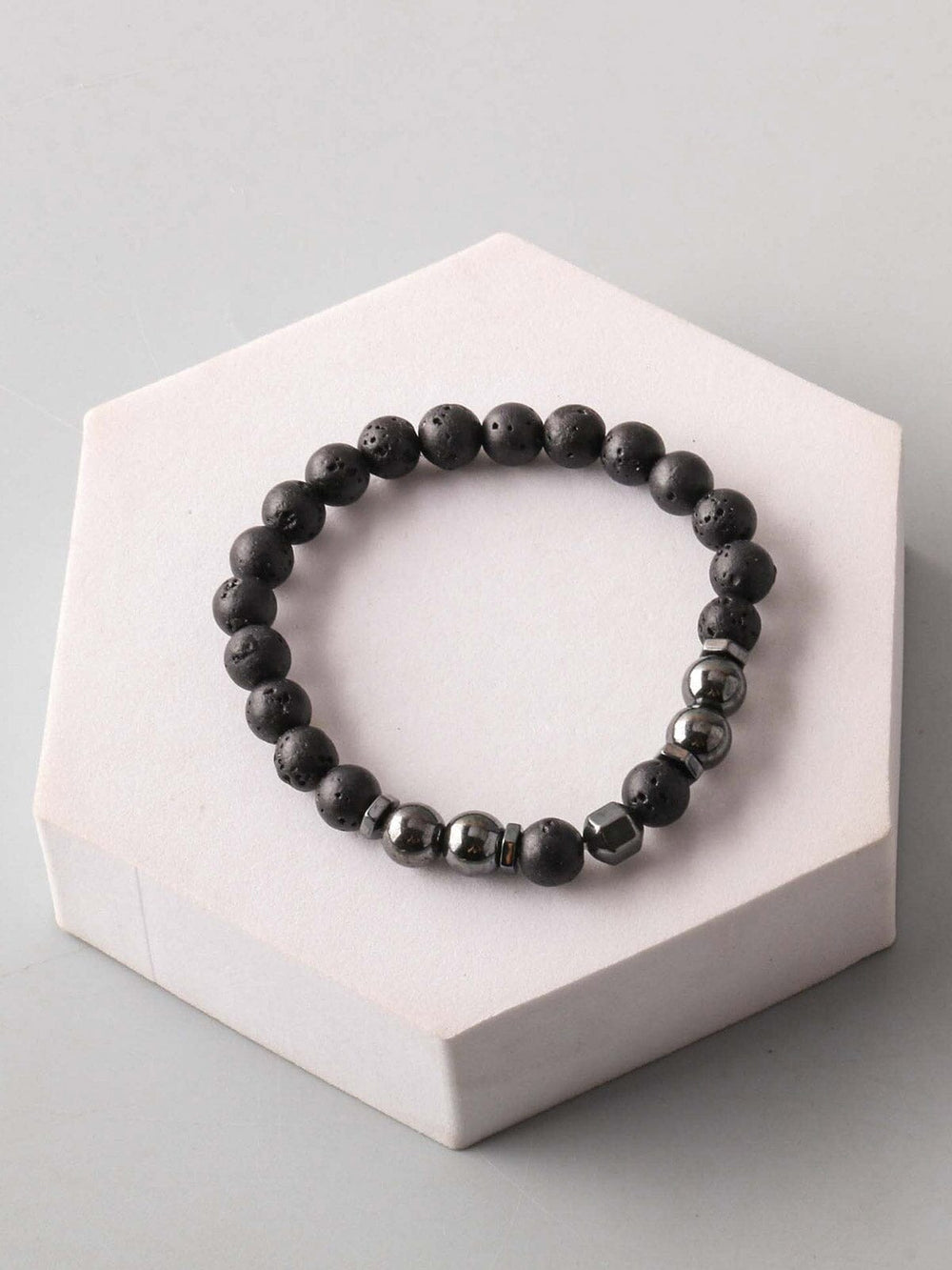 FASHION SOLID BEADS & STONES BRACELETS