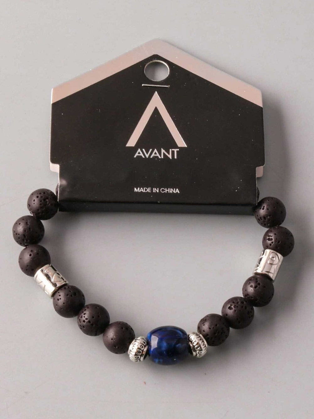 FASHION BLACK & SILVER BEADS BRACELETS