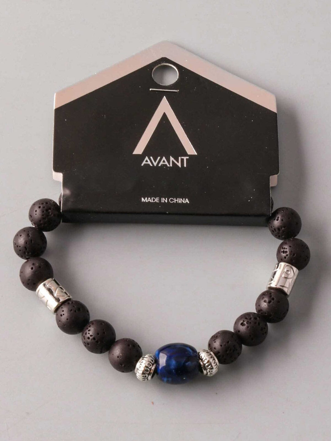 FASHION BLACK & SILVER BEADS BRACELETS