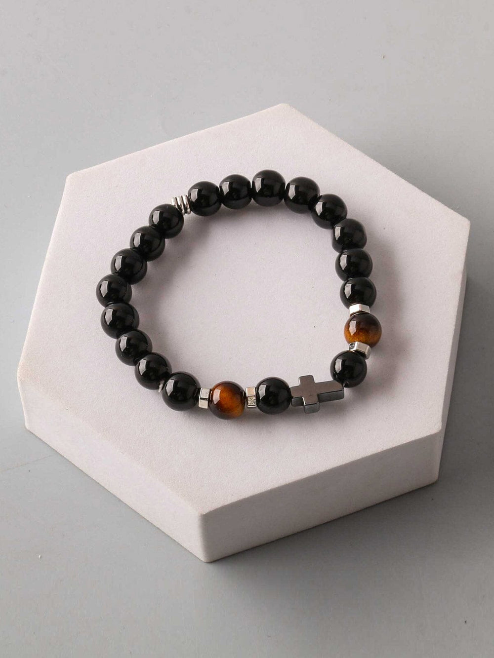 FASHION ASSORTED BEADS CROSS BRACELETS