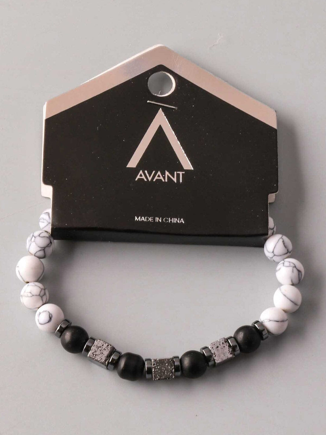 FASHION BLACK & WHITE BEADS BRACELETS
