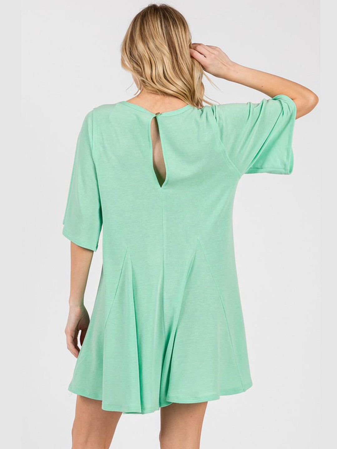 WOMEN'S SHORT SLEEVE FRONT POCKET ROMPER