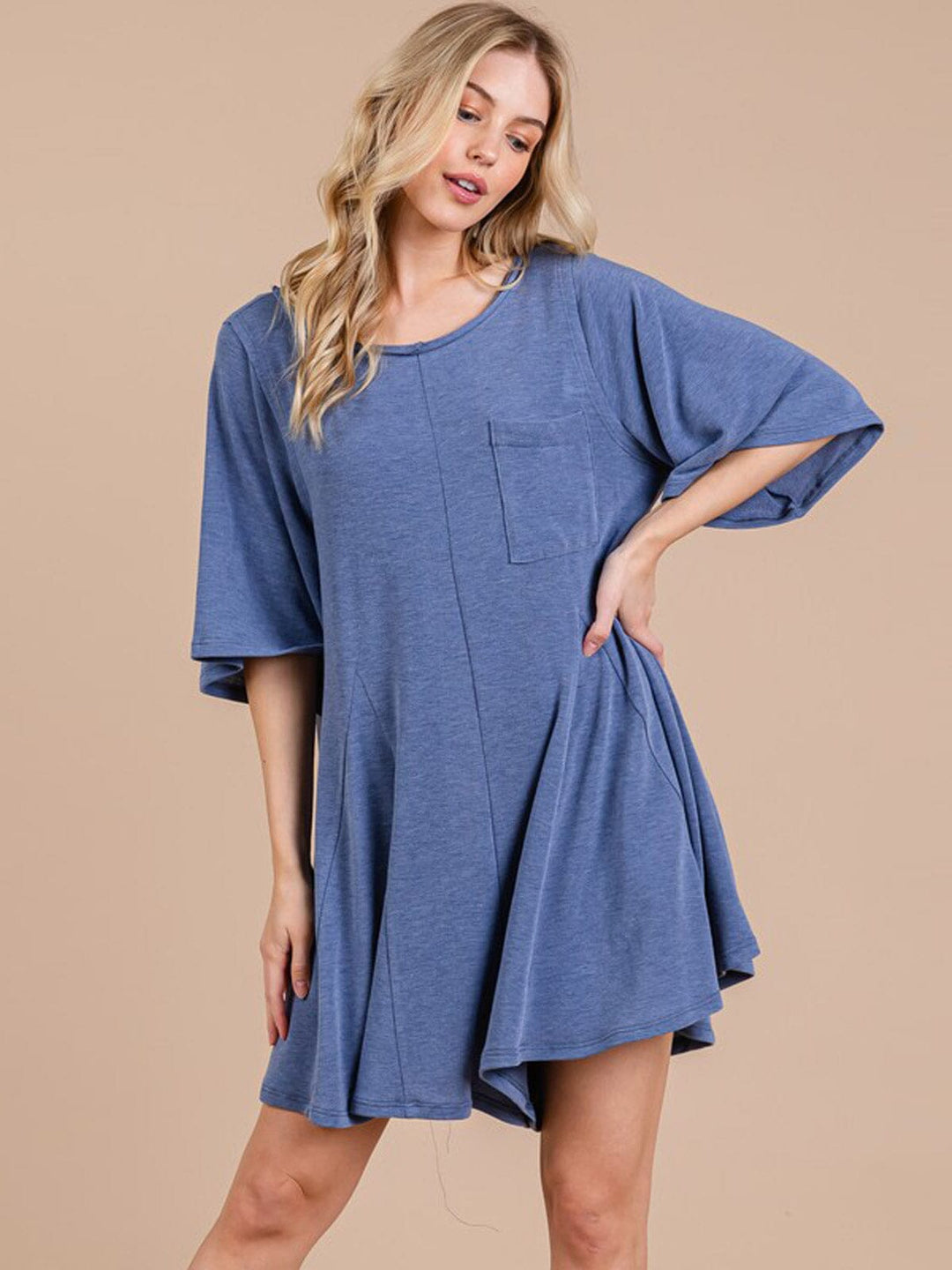 WOMEN'S SHORT SLEEVE FRONT POCKET ROMPER