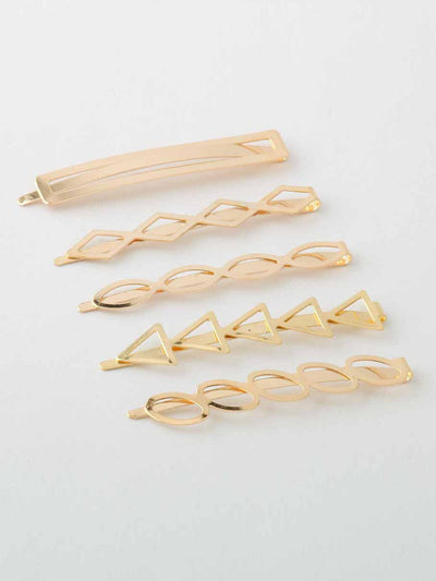 WOMEN'S ASSORTED GOLD & SILVER BOBBY PINS
