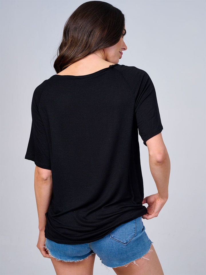 WOMEN'S SHORT SLEEVE GRAPHIC TOP