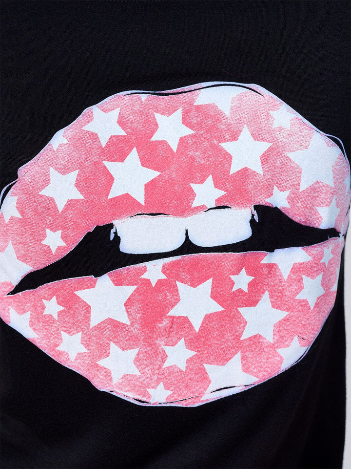 WOMEN'S SHORT SLEEVE GRAPHIC TOP