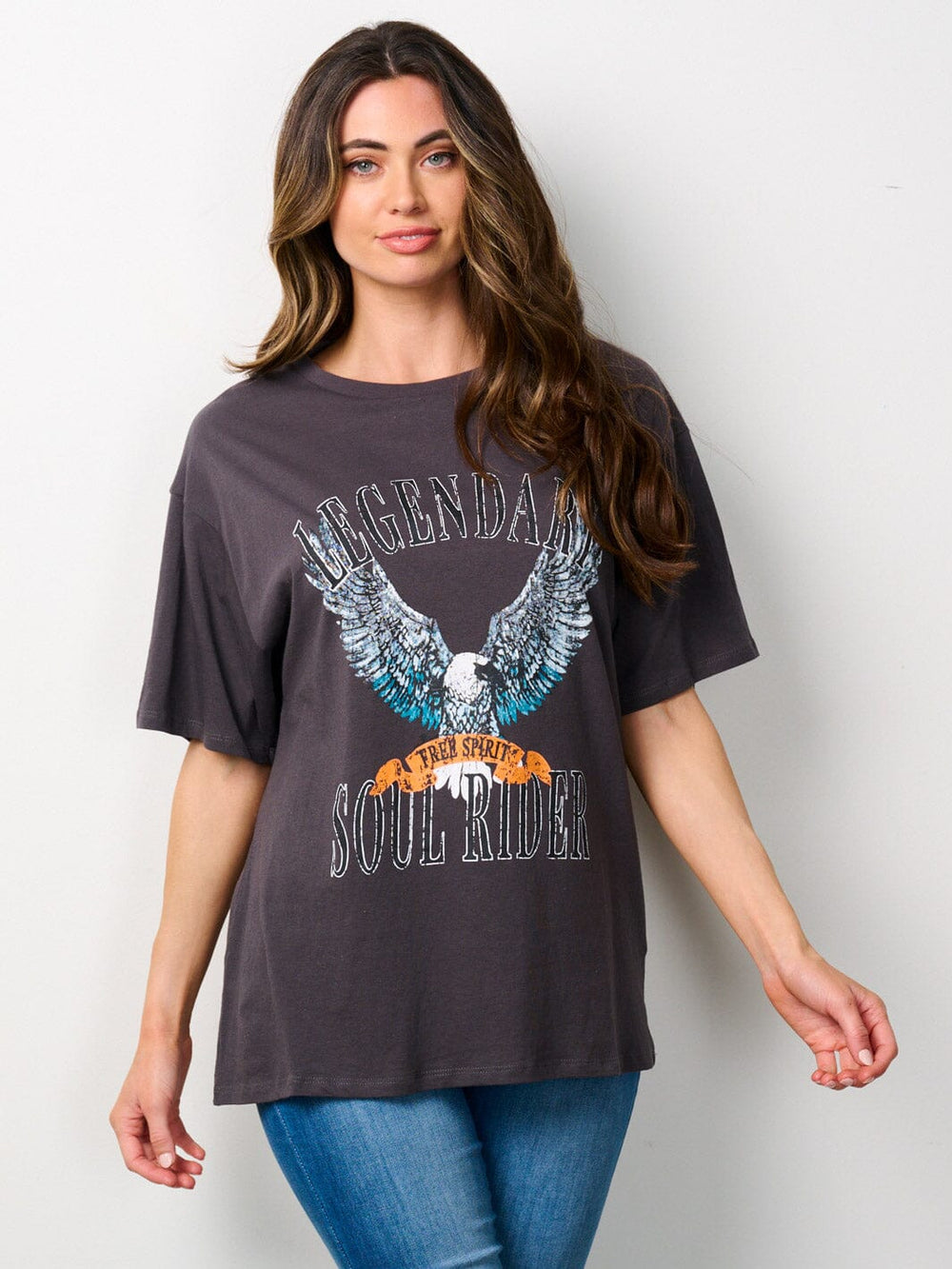 WOMEN'S SHORT SLEEVE GRAPHIC TOP