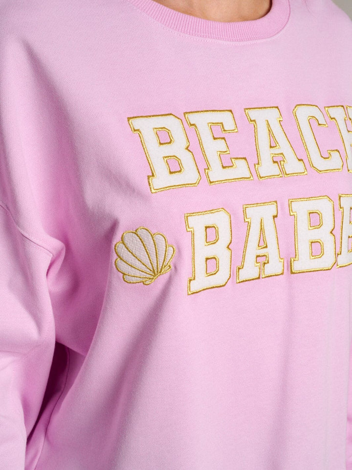 WOMEN'S LONG SLEEVE BEACH BABE PULLOVER SWEATER