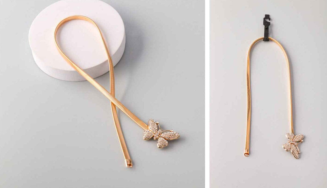 FASHION GOLD BUTTERFLY WAIST BELT
