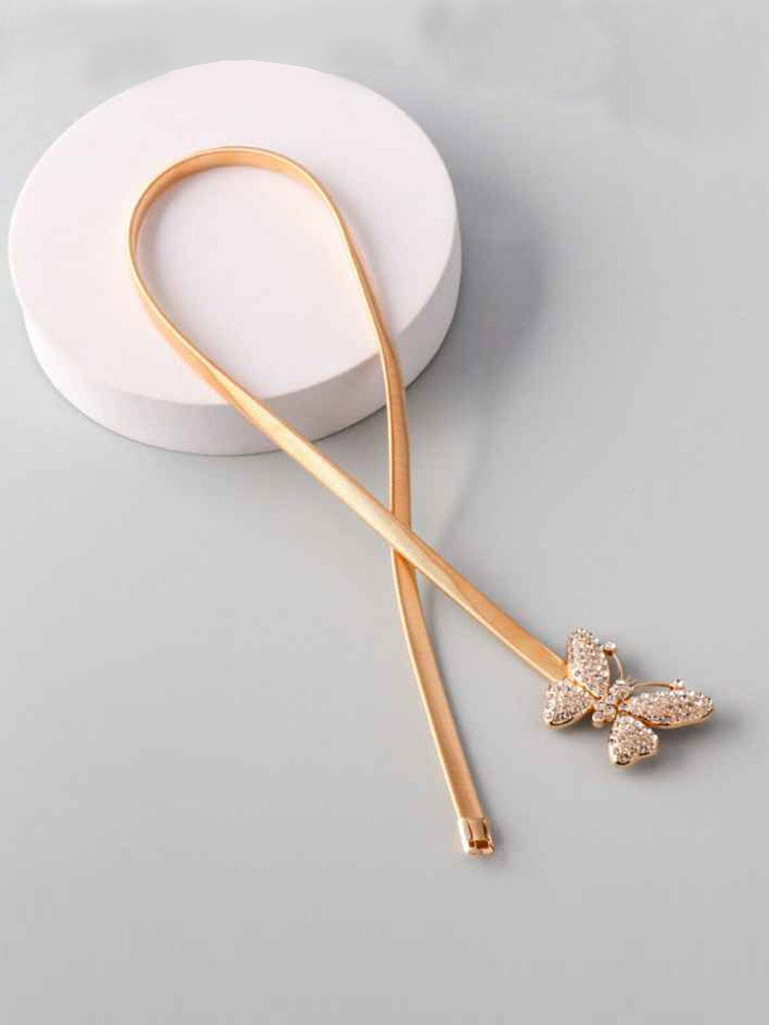 FASHION GOLD BUTTERFLY WAIST BELT