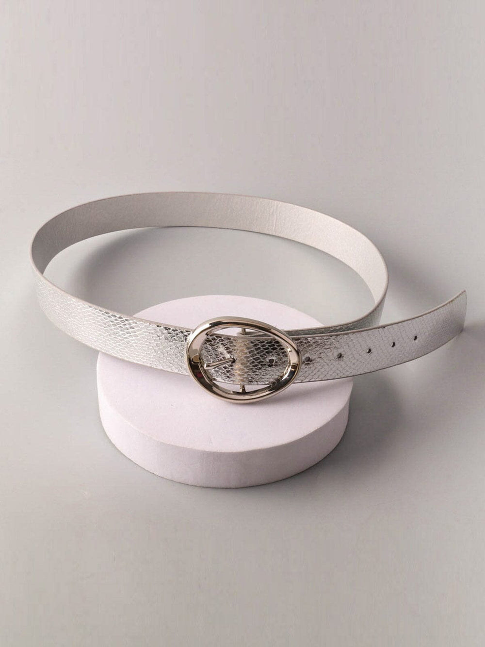 FASHION ASSORTED COLORS BUCKLE DETAILED WAIST BELT