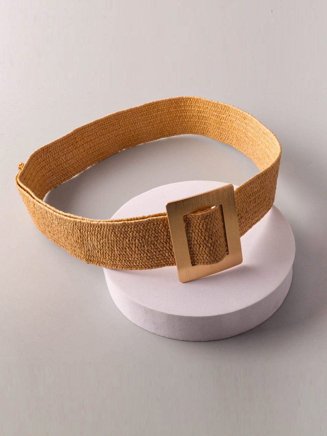 FASHION ASSORTED COLORS BUCKLE DETAILED WAIST BELT